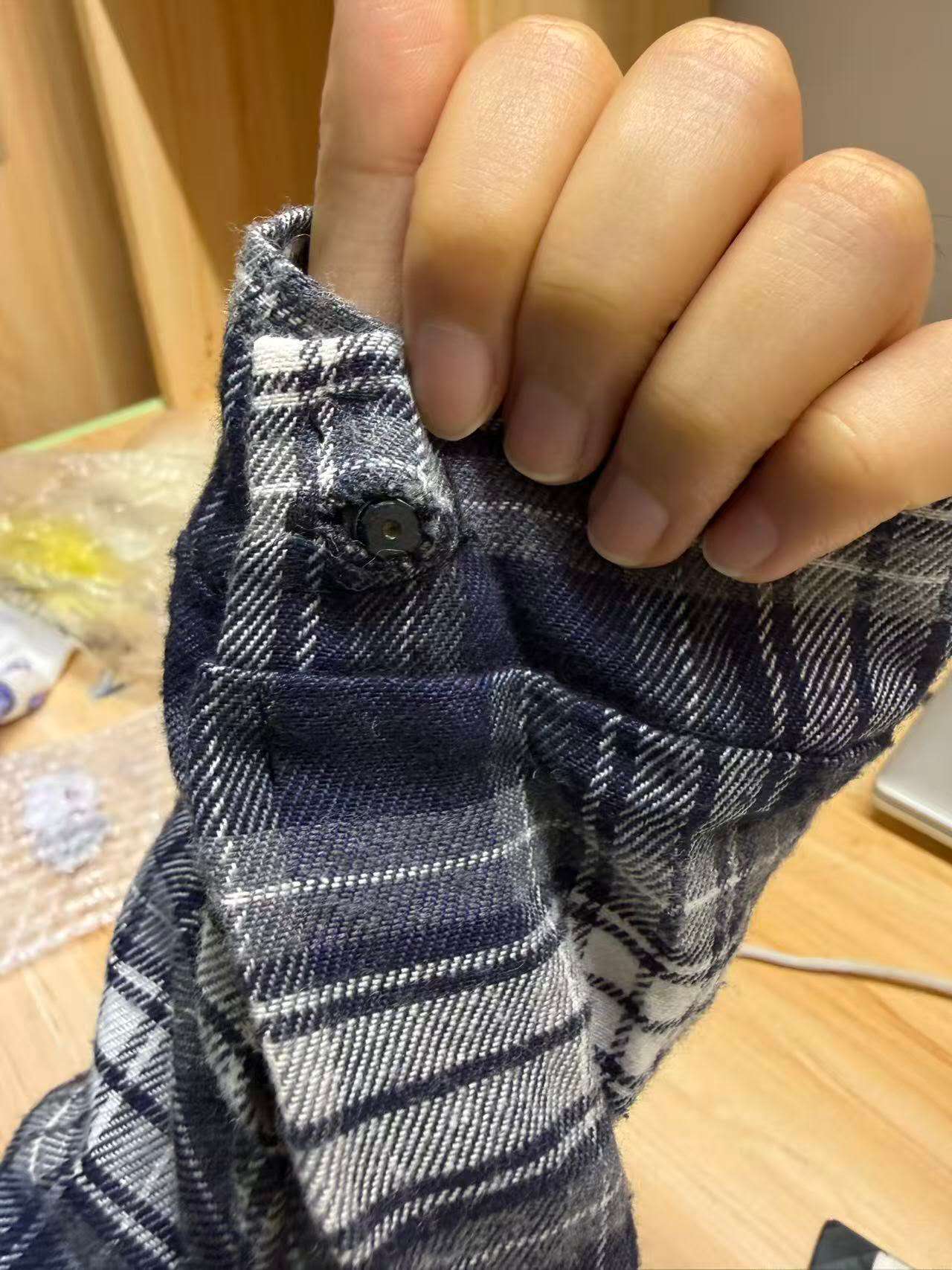 格纹衣物实拍